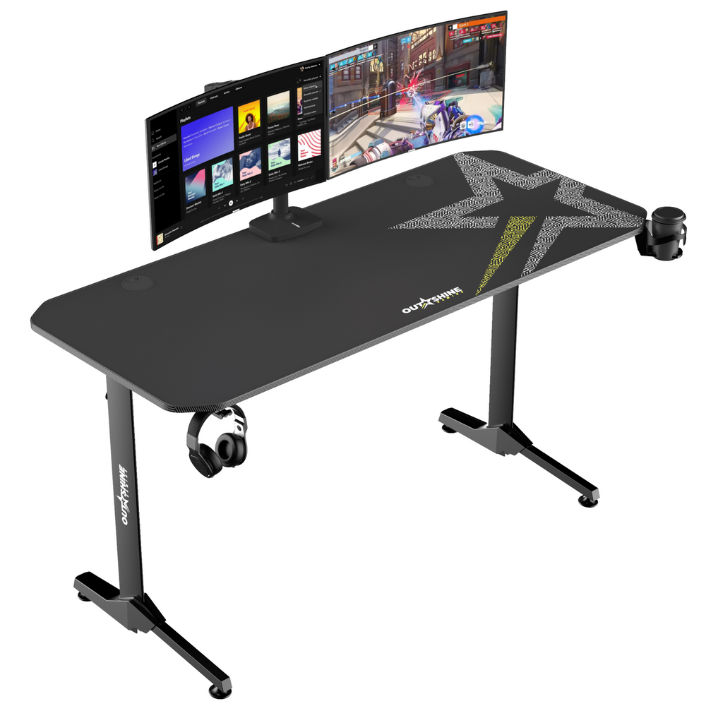 Fortitude Gaming Schreibtisch - 140 cm Breit