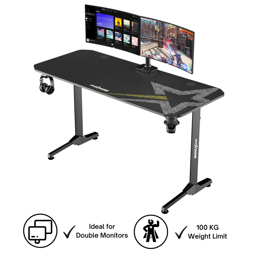 
                      
                        Fortitude Gaming Schreibtisch - 140 cm Breit
                      
                    