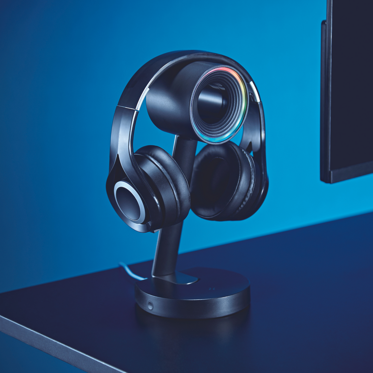 Orbit - RGB Headphone Stand with Wireless Charging