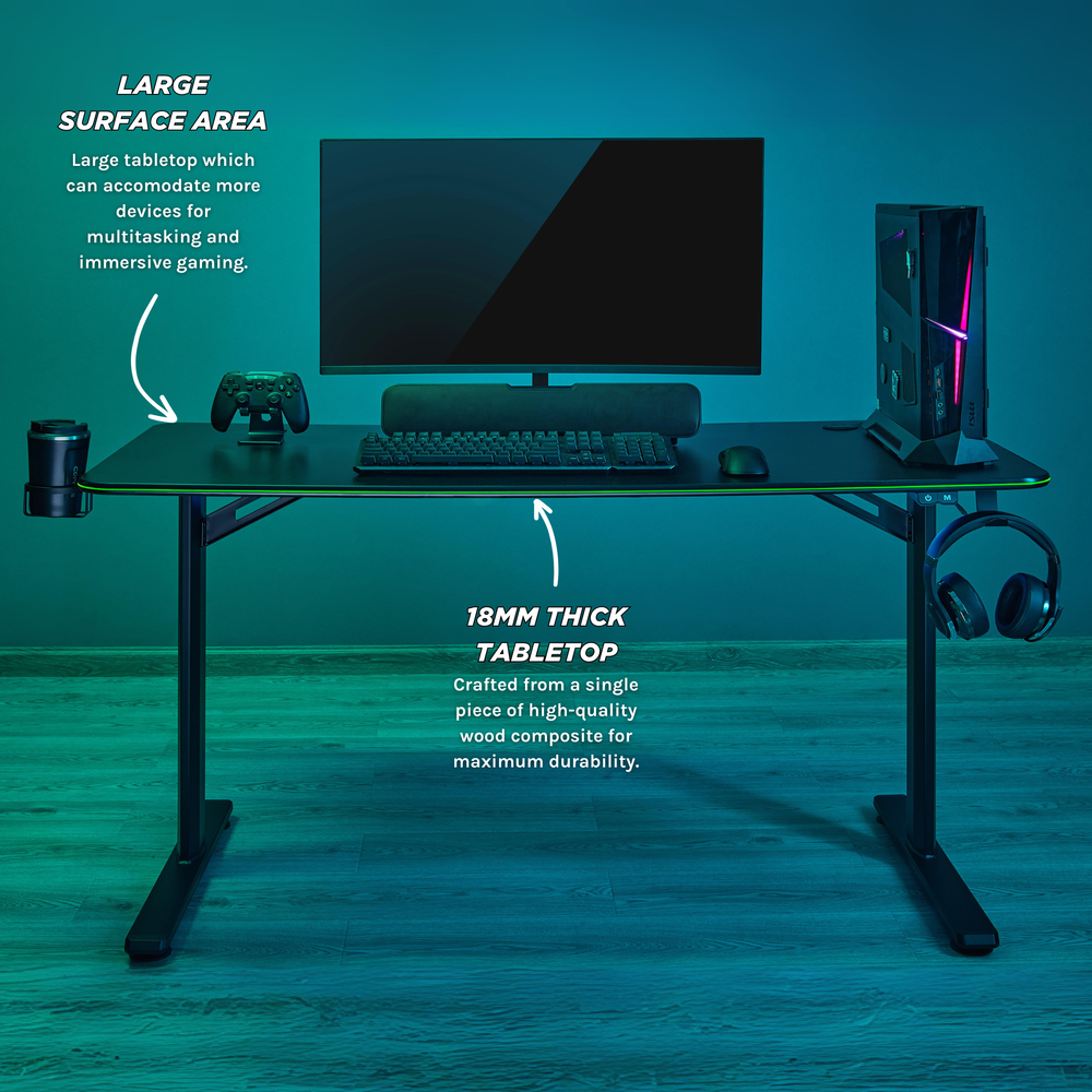 
                      
                        Rift Gaming Desk - 113 & 136cm Wide
                      
                    