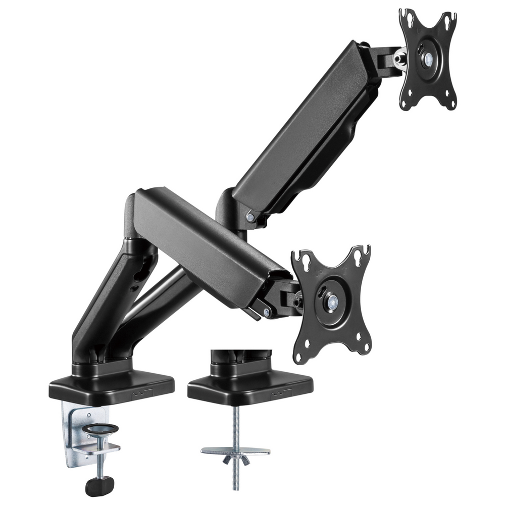 Outshine Double Monitor Arm - Gas Spring Assisted