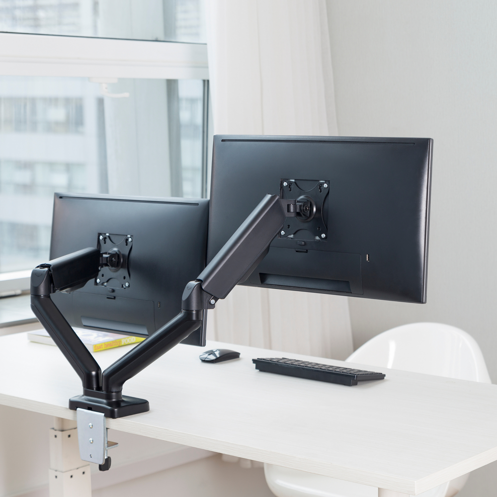 
                      
                        Outshine Double Monitor Arm - Gas Spring Assisted
                      
                    