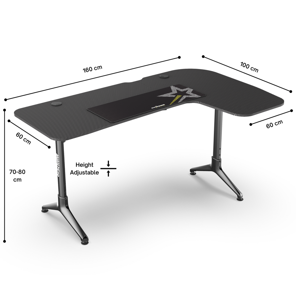 
                      
                        Citadel Gaming Desk - 160cm Wide L Shape
                      
                    