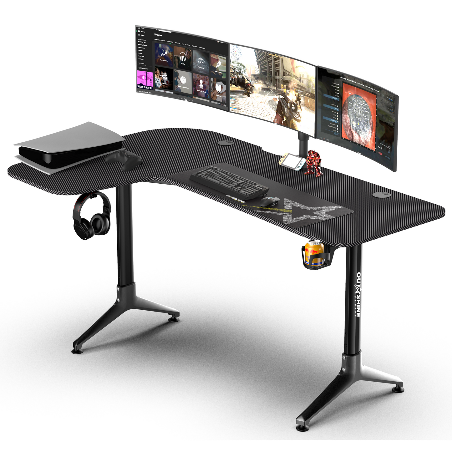 
                  
                    Citadel Gaming Desk - 160cm Wide L Shape
                  
                