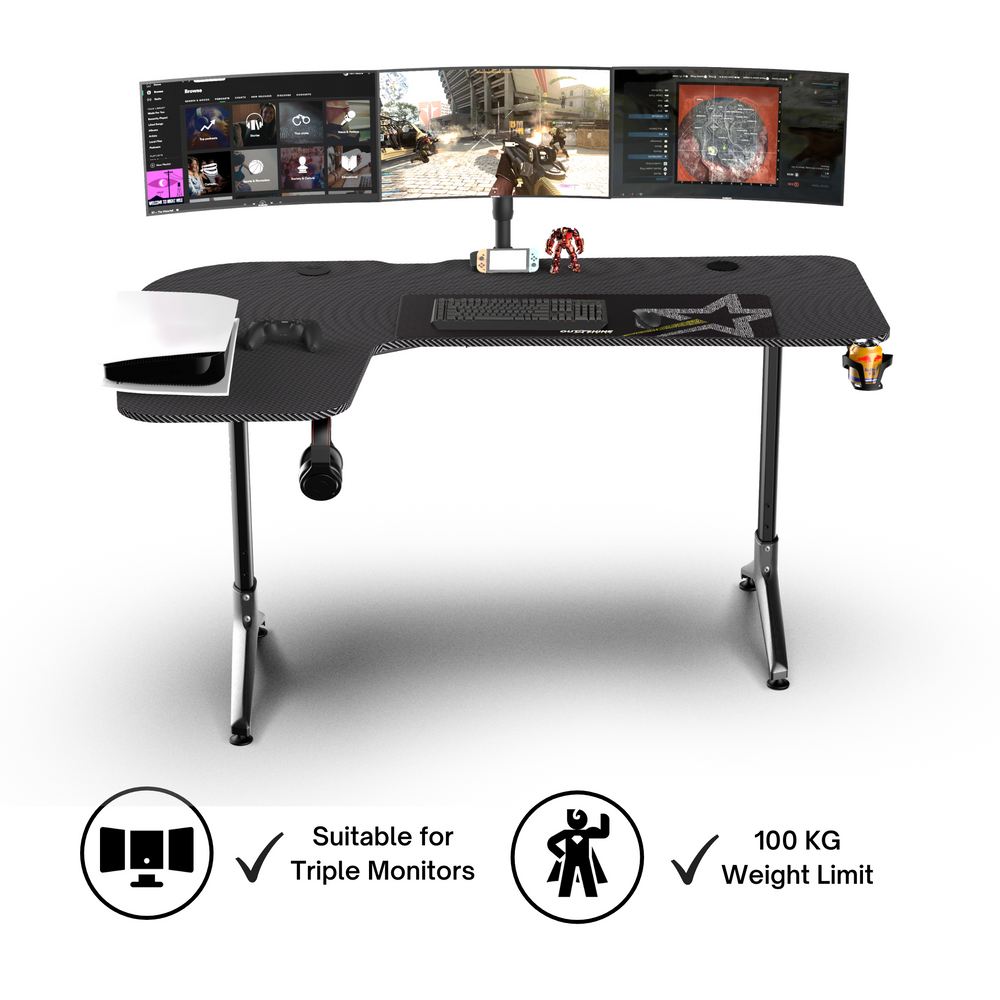 
                      
                        Citadel Gaming Desk - 160cm Wide L Shape
                      
                    