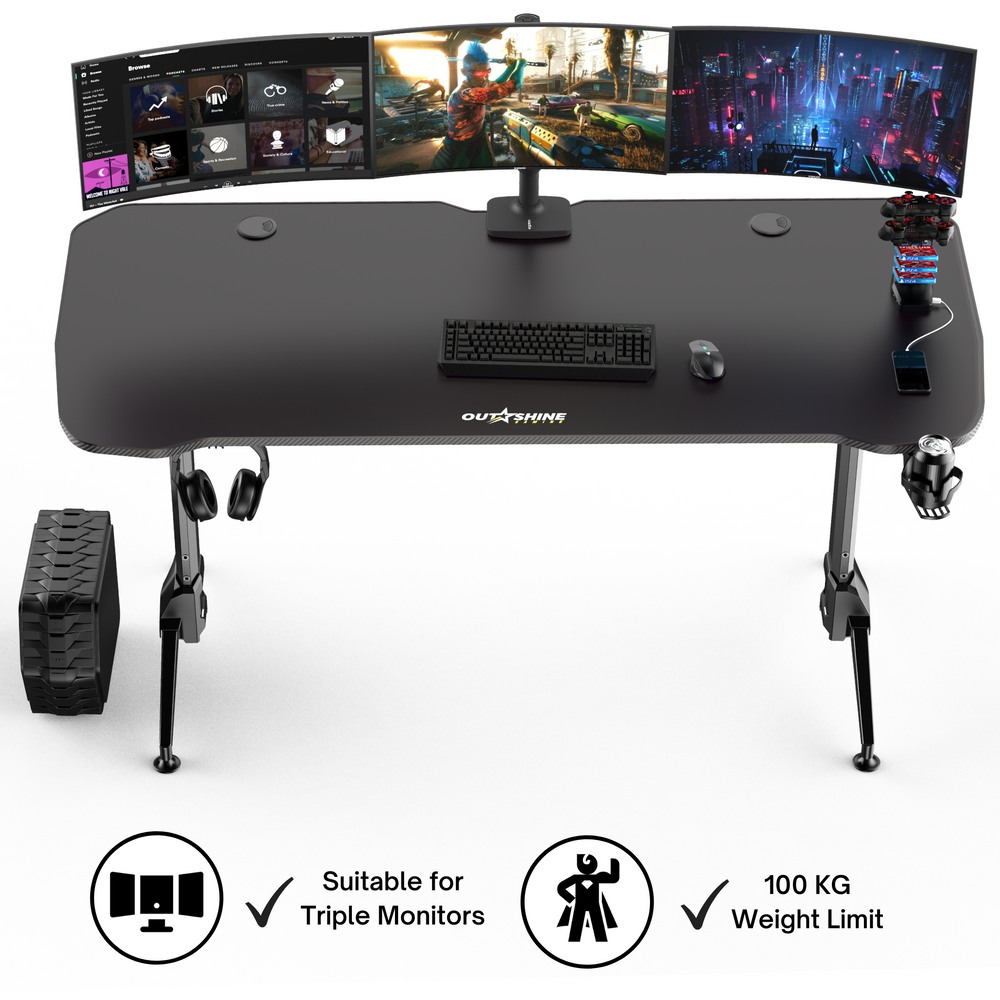 
                      
                        Surge Gaming Desk - 160cm Wide
                      
                    